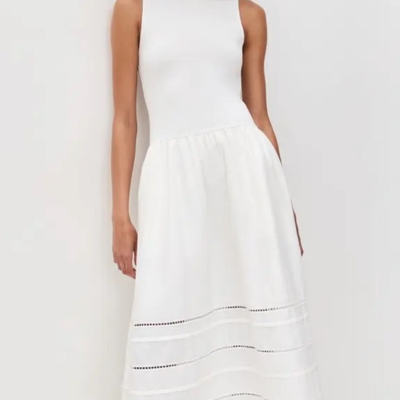 Brand New Reformation Idelle Ribbed Bodice Maxi Dress - Picture 2 of 4